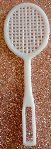 White plastic doll hair - white,
